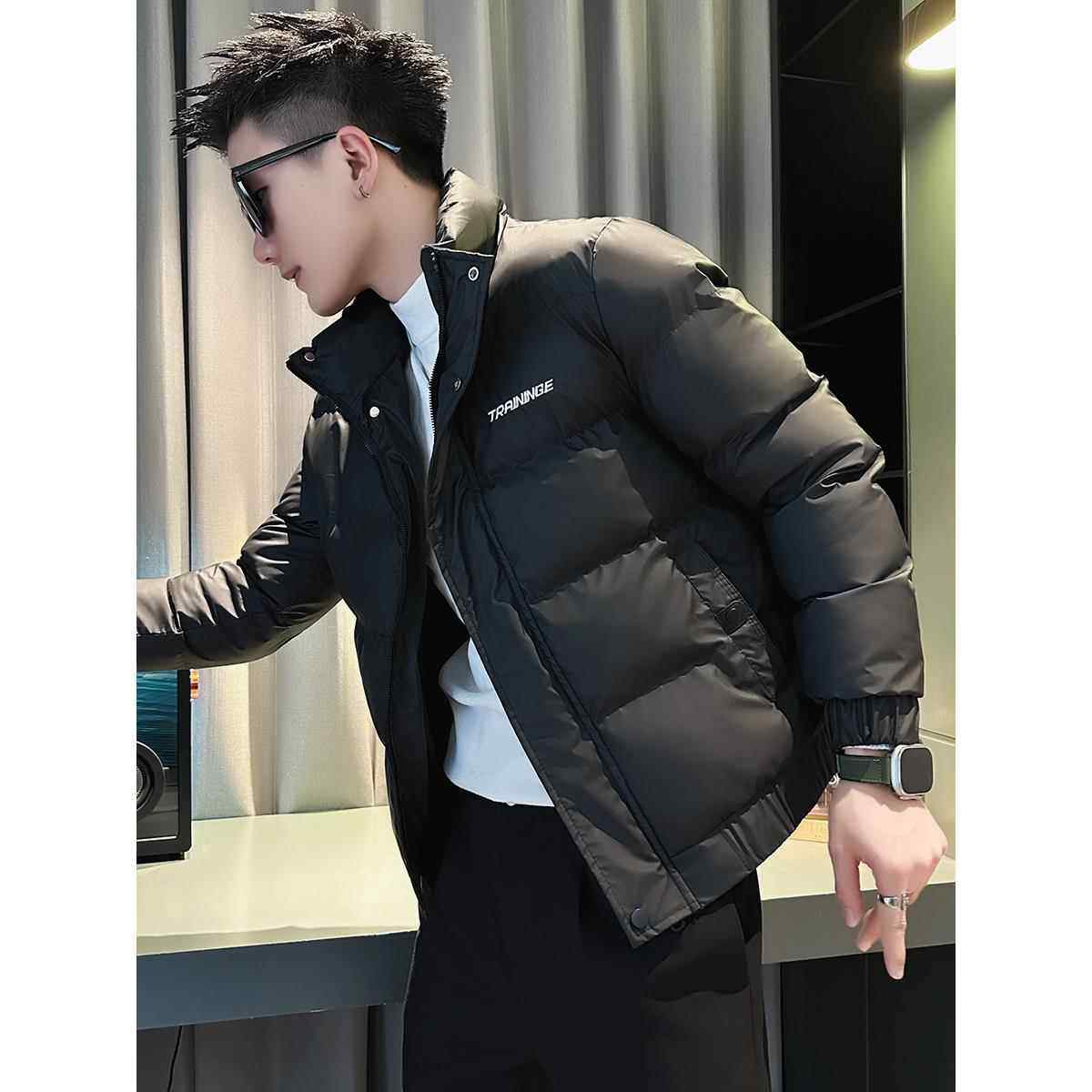 秋冬款羽绒服男装休闲潮流棉衣2025新款爆款高端短款棉服痞帅外套