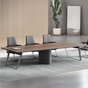 货S953源产会议桌大型会形议室稳重牢固桌长条子长方洽地谈桌会议