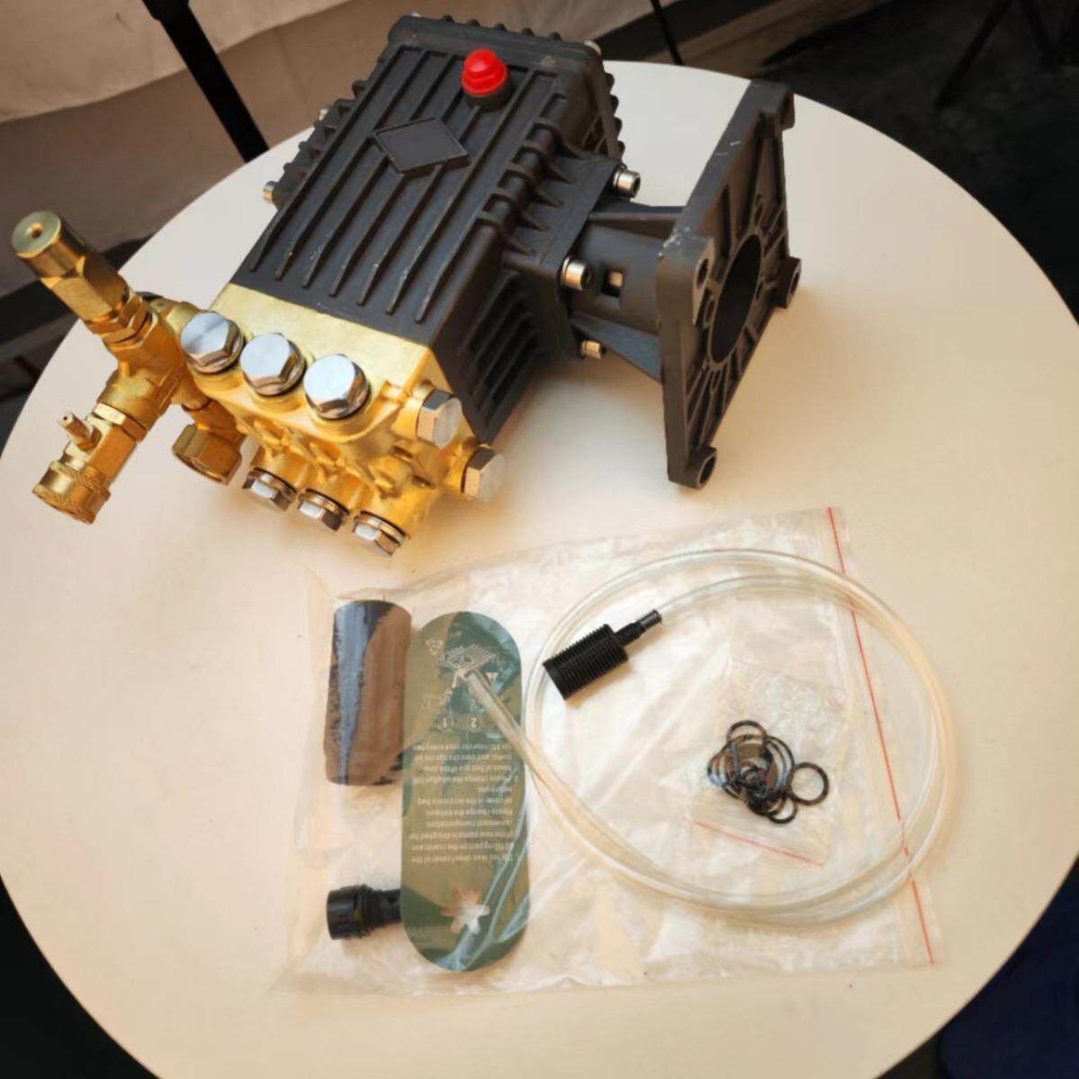 高压柱塞泵清洗泵泵头增压泵自吸喷雾器双缸往复式水泵抽水