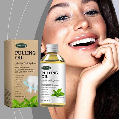 WOODSLEEP Coconut Mouthwash - Fresh Breath, Gentle Care, Tee