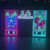 七彩霓虹灯创意户外led造型灯烧烤酒吧派对装 饰英文字母霓虹灯