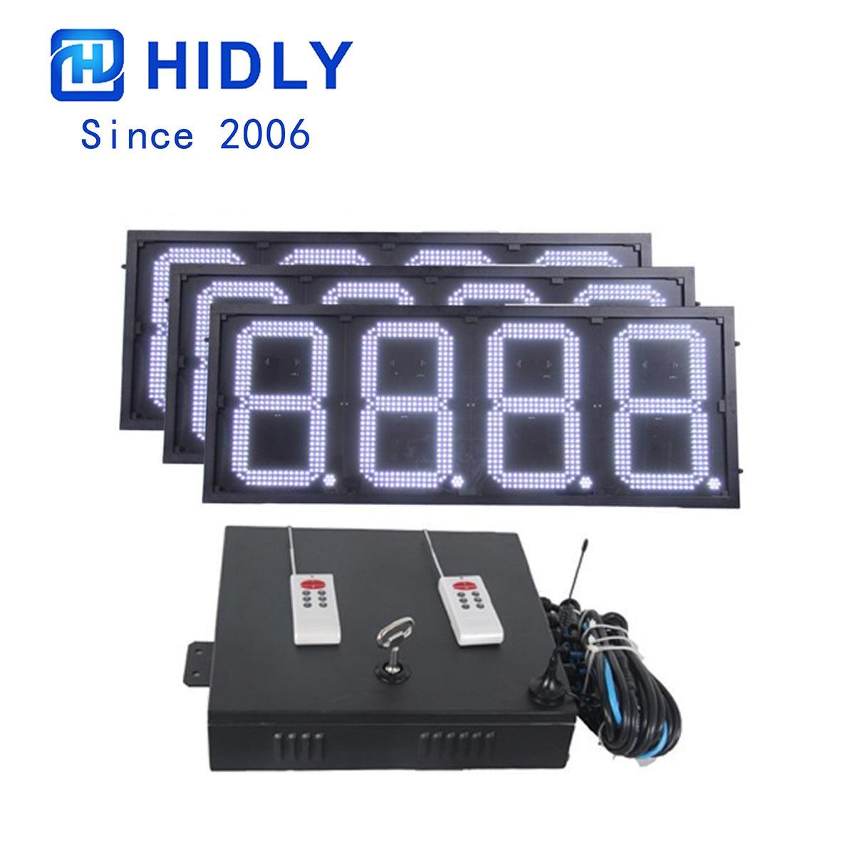 制作上海16寸RS485电脑通讯加油站油价屏生产厂家