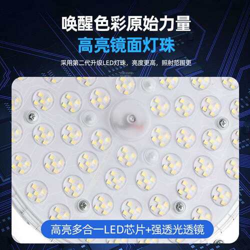 led工矿灯大功率鳍片厂房灯工厂车间仓库工业照明吊灯室内天棚灯