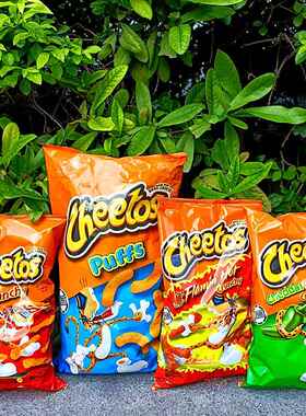 美国奇多芝士条薯片玉米片Cheetos Crunchy Cheese Flamingo Hot