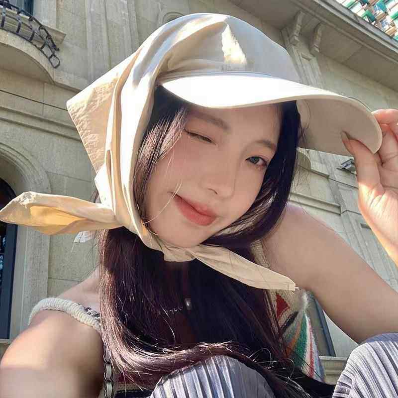 露营登山速干头巾绑带防晒帽女夏季户外鸭舌帽太阳帽遮阳帽子男款