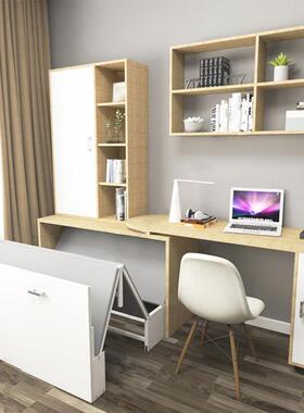 书校园午睡午休床柜一体办藏公折叠床单双人室午休床家用隐w01折