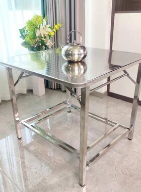 家用烤不火桌子PQZ多功能可折叠火架烤锈钢桌正形取方暖桌简约牌