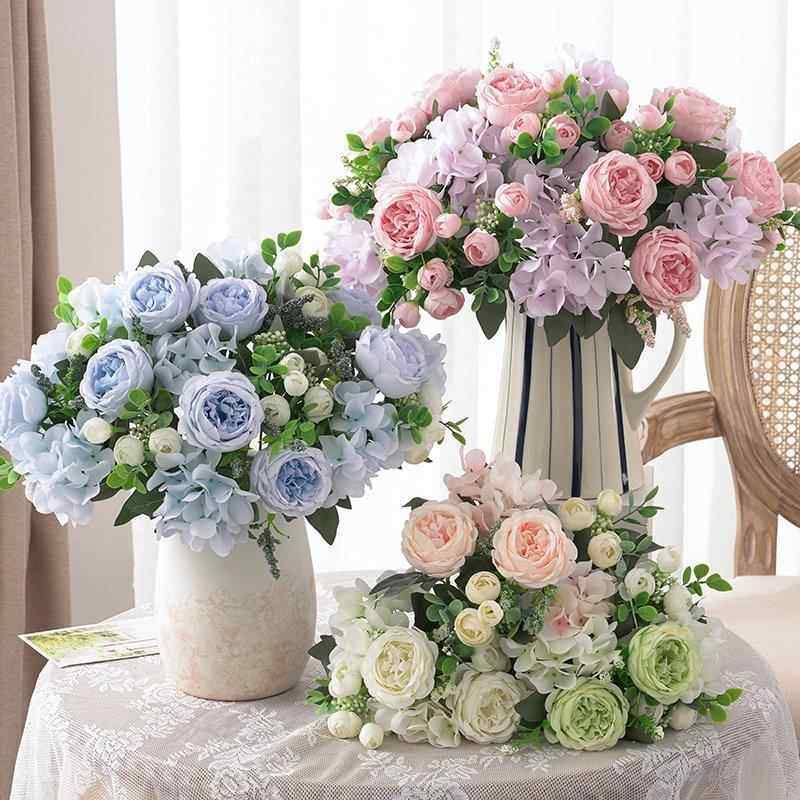 新品仿真花绢花森系绣球牡丹假花塑料花婚庆手捧花路引花束,家居饰品,仿真花/假花,淘宝优惠券,粉丝福利购,淘宝优惠卷