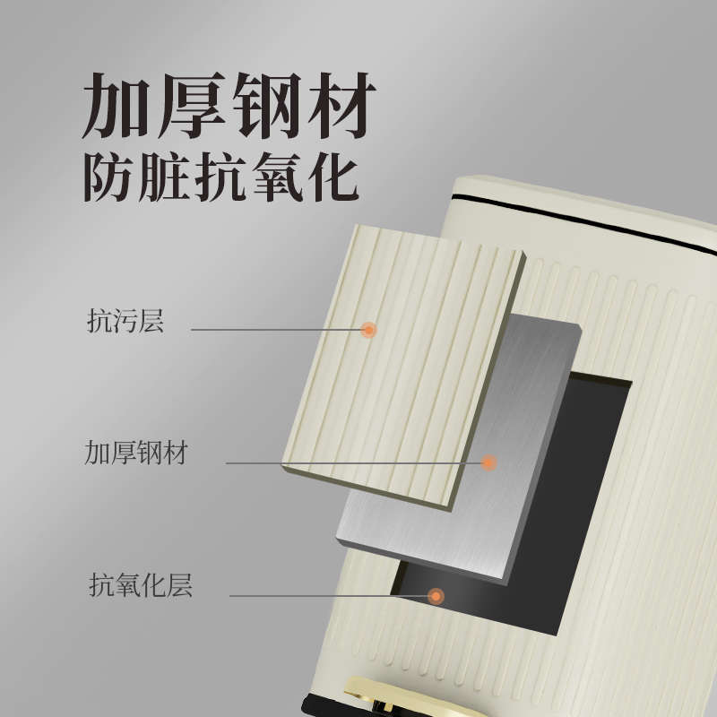 家用不锈钢垃圾桶轻奢脚踏式简约客厅卧室厨房厕所带盖2024新款