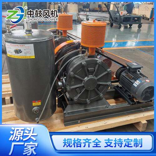 3W回转风机厂家中鼓机械60S601S回转式鼓风机低噪音百世德同款