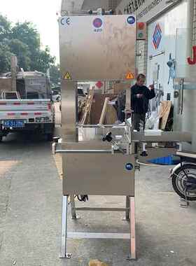 高HY-420大型锯骨锯机带 滑动推板牛排XUC切骨机 台湾禾砚速骨机