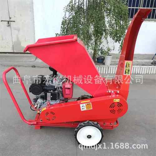 果树园林树木树枝粉碎机 家用碎枝机 果树枝条汽油大功率碎木机