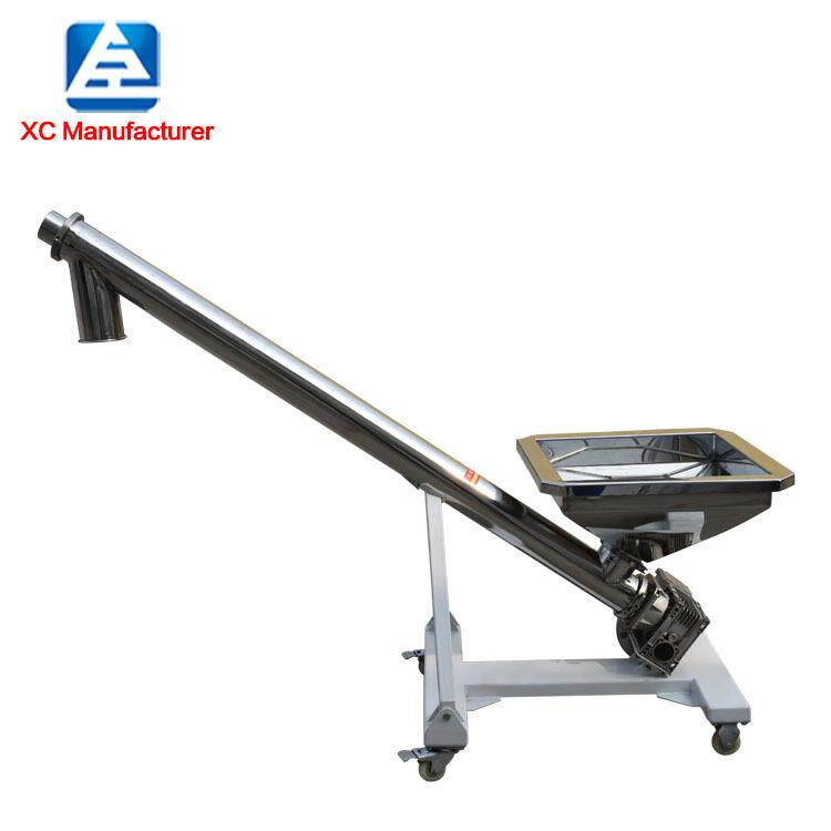 河南输送给料机圆管式螺旋料机O型槽上料机不锈钢振动上料机