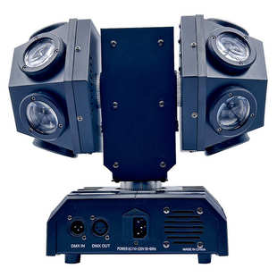 现货12颗双球摇头激光灯LED旋转光束灯酒吧迪厅氛围灯七彩旋转灯