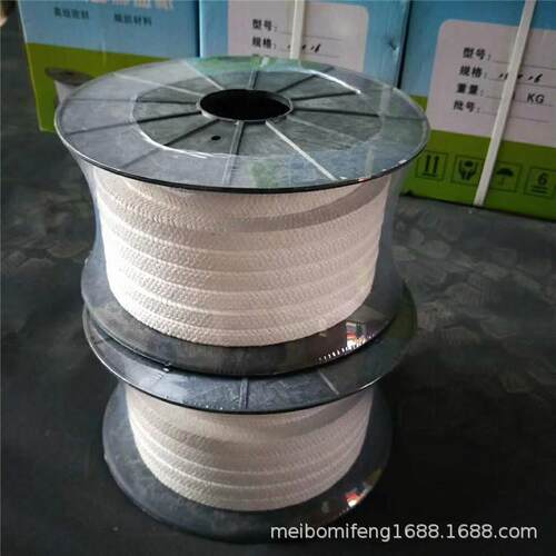 聚四氟乙烯盘根四氟盘根耐腐蚀PTFE含油水泵用密封填料无油垫环圈