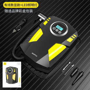 汽车轮胎车载充气泵电动打气泵车用便携手持式 新款 智能数显充气泵