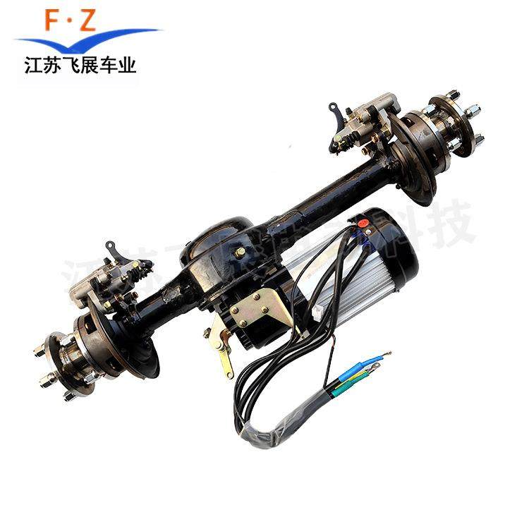 制作改装加长型悬浮载重碟刹后桥加大刹车锅变档齿轮箱牙包总成