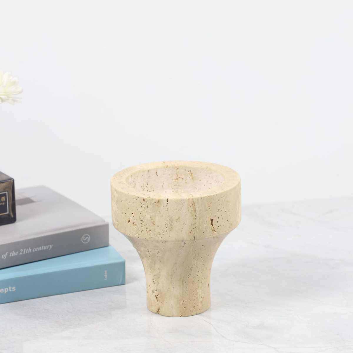 简约玄关器天然石花植工艺品样板间办公室大理石洞绿花盆现代桌面,家居饰品,装饰摆件,淘宝优惠券,粉丝福利购,淘宝优惠卷