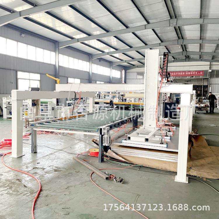防撞板热熔胶膜覆膜机 木饰面EVA热胶贴面机 家具板材贴纸机