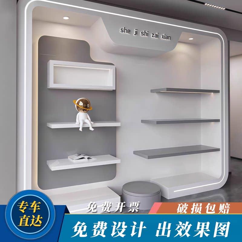 荣誉形象墙展示柜公司产品陈列柜样品展示架企业奖杯展柜科技馆柜图片
