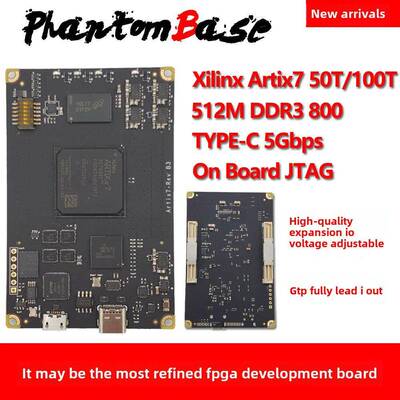 Xilinx FPGA开发板 Artix7 USB3.0 FX3 CYUSB3014 PhantomBase