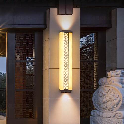 新中式外防水太灯阳能壁BD-9913别墅庭院台大门外墙户灯室外露围