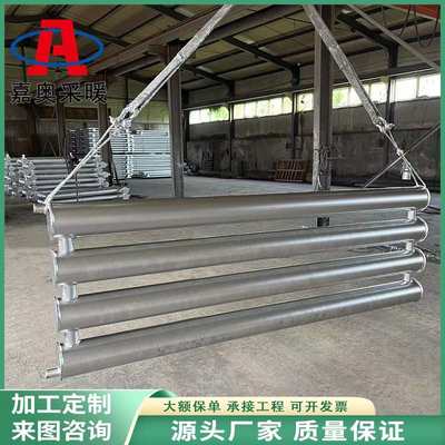 工业蒸汽型D108光排管散热器 无缝钢制光面管暖气片 鸡舍猪舍取用