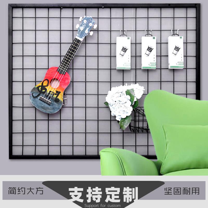 网格挂架展装示铁艺照片网格网架墙面墙挂架网架子挂墙饰网格架
