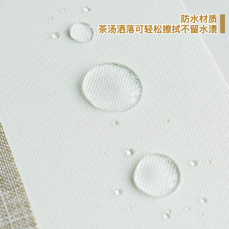 轻奢现代简约防水茶席TTmmqgzx布垫子茶台布艺长桌款桌茶茶桌盘垫