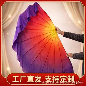 开场舞鱼骨扇软扇万家灯火春晚大扇子万紫千红舞蹈扇跳舞舞台道具