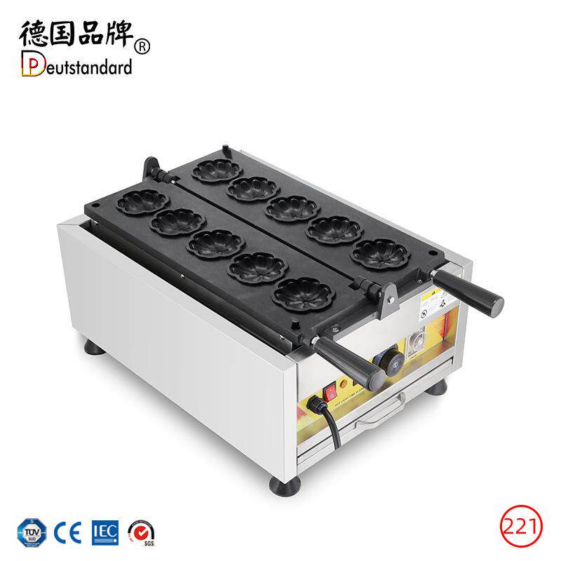 华夫饼机樱花烧机花瓣松饼机红豆饼机商用电热烤饼花型夹馅烘烤炉