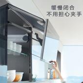 柜门隐形翻折叠门气撑杆液随压橱缓冲支撑682意停留气压杆五金上