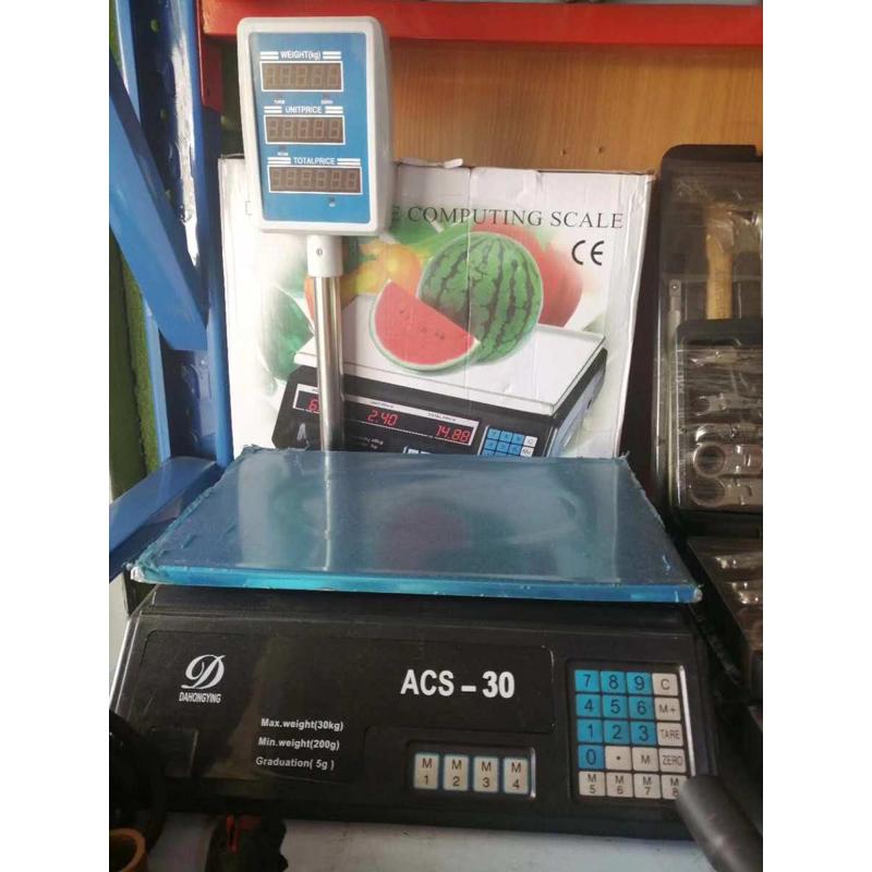 出口外贸带立臂电子台秤西瓜水果称30/40kg计价秤