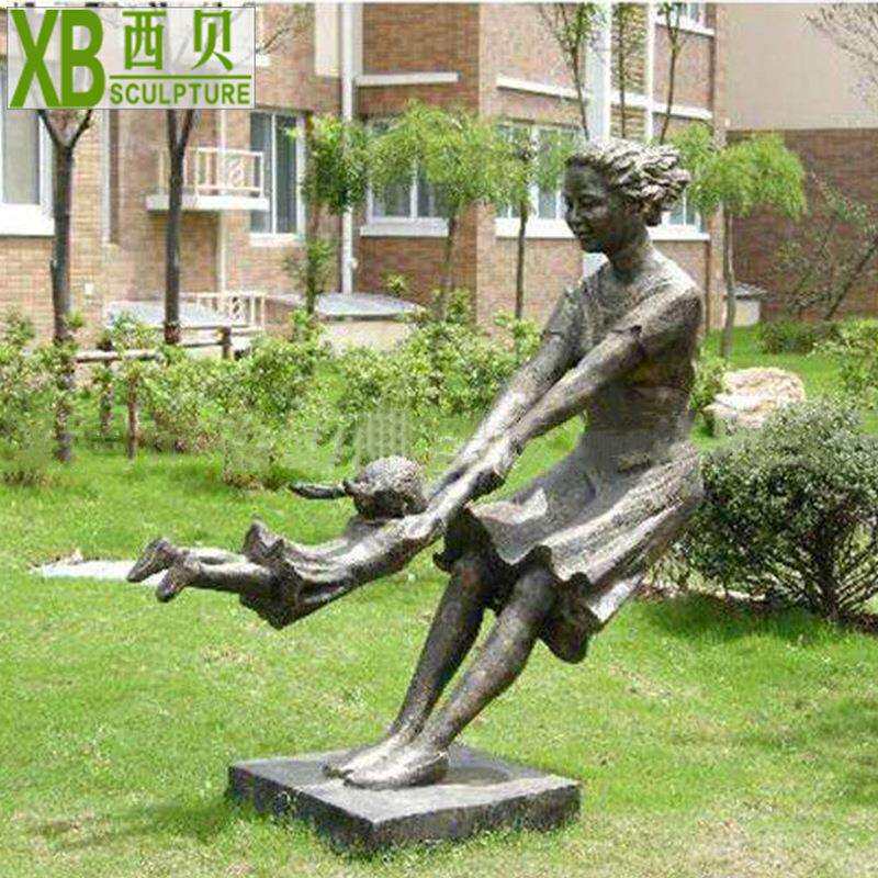 供应景观装饰铜人物雕塑 街头历史故事司马光砸缸铜雕塑 厂家