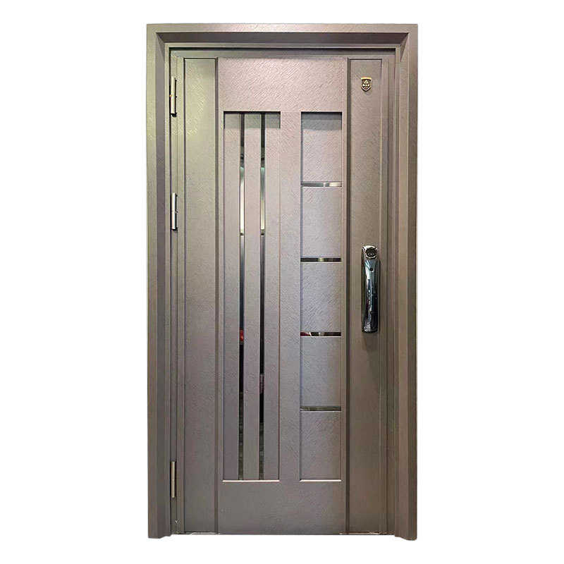 钢门莱 门入户门户防盗门智能门家用单门不锈子母进安全韩式裕