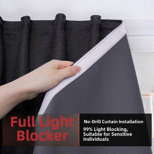 curtain window Bedroom shading blackout Installation free