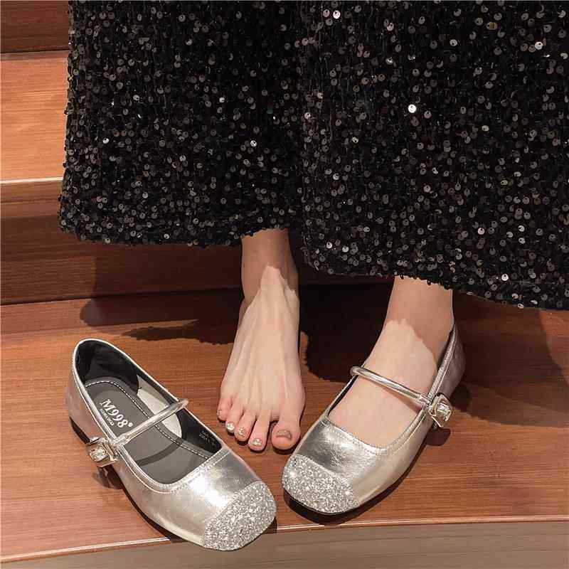 春季配裙子法式玛丽珍单鞋女2026新款一字扣带覆古百搭软底0117z,女鞋,浅口单鞋,淘宝优惠券,粉丝福利购,淘宝优惠卷