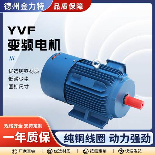 变频调速专用电机YVF2-112M-2-4W三相异步电动机金力特电机