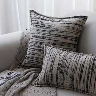 轻奢简约现代抱枕沙发客厅靠垫方枕样板间酒店抱枕靠包腰枕