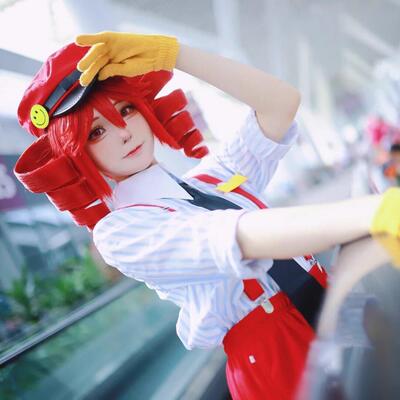 催眠术重音cos服teto催眠师MVcosplay舞台服假发背带裤日常穿