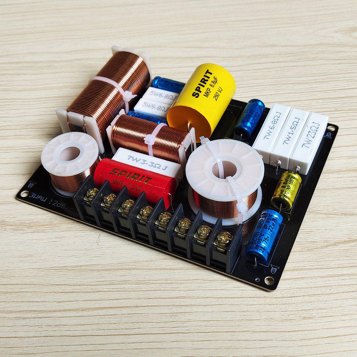 音箱分频器三分频高中低音分音器MKP电容陶瓷电阻发烧用料