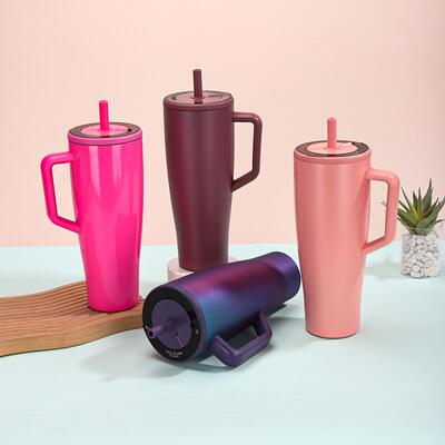 跨境BRUMATE40oz汽车杯双层不锈钢双层真空保温杯车载手柄吸管杯