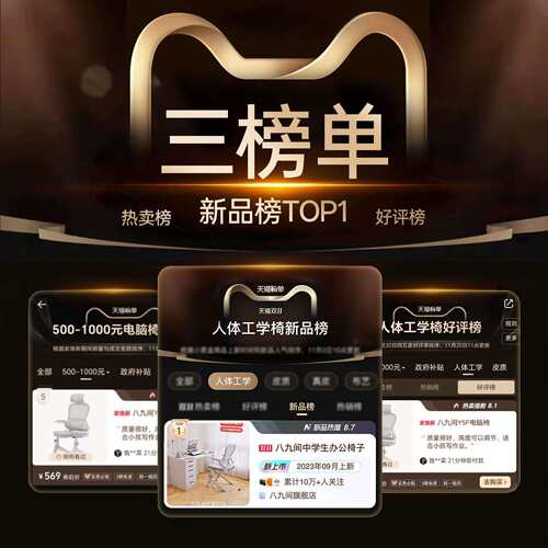 学习椅子青少中年学学生人书体工写字升降办公桌Y5F电脑椅