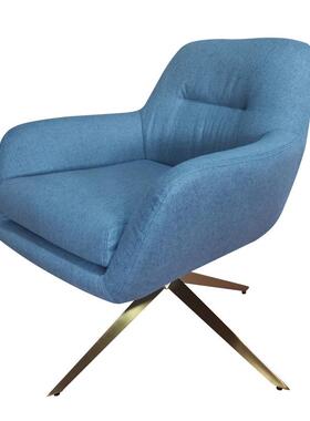 HFC-473轻奢单人沙发椅北欧简约椅咖啡洽谈接待设计单人