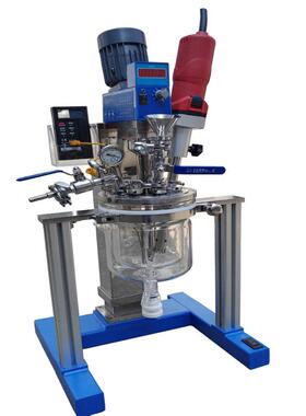 实验室小型真空乳化机JSL系列实验式真空均质分散乳化机反应釜