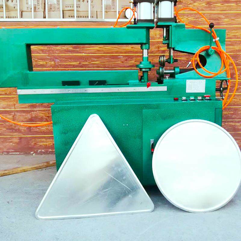 全自动交通牌压边切圆机反光不锈钢铝牌三角牌圆牌切边机