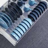 家橱柜简约碗篮锈钢抽不层屉式 置物架调699用味料碟碗柜厨房双拉