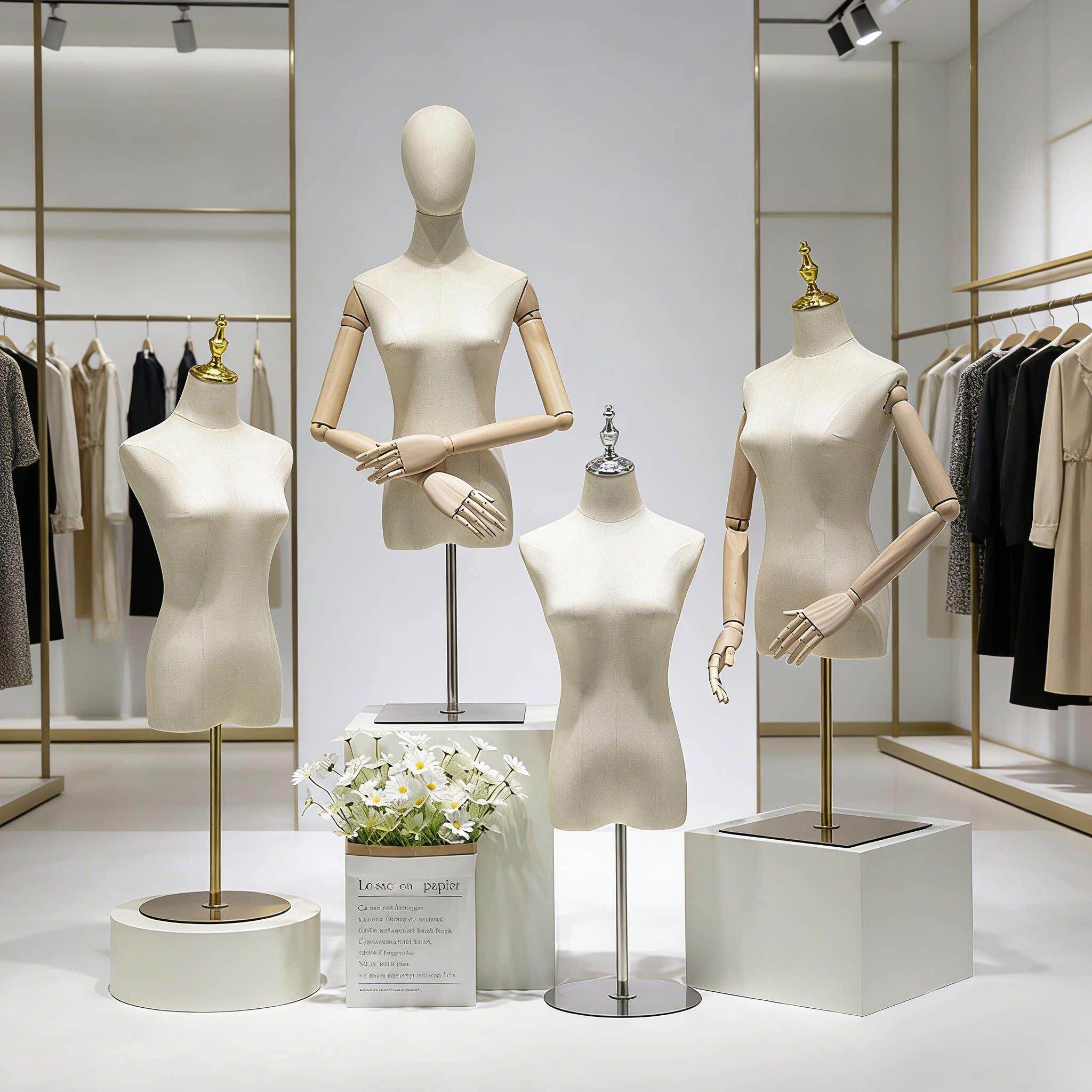 服装店模特道具女半身韩版人台展示架女装橱窗假人体女台模特架子