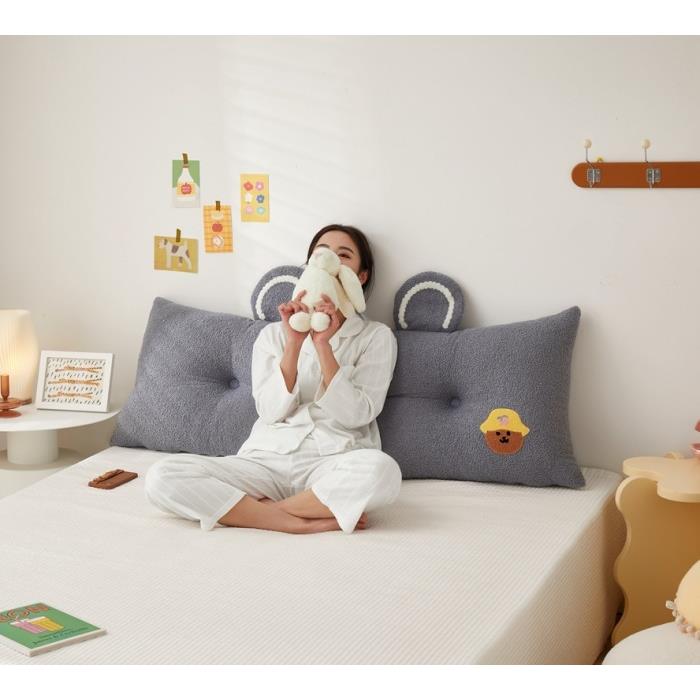 新款床卡通头靠垫长爱靠196枕可大靠背抱枕可拆洗沙发枕榻抱榻米