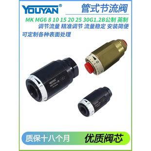 英制MK6公制MG8流量MK10调速MK20液压MK25单向30节流阀MG15G1.2B2